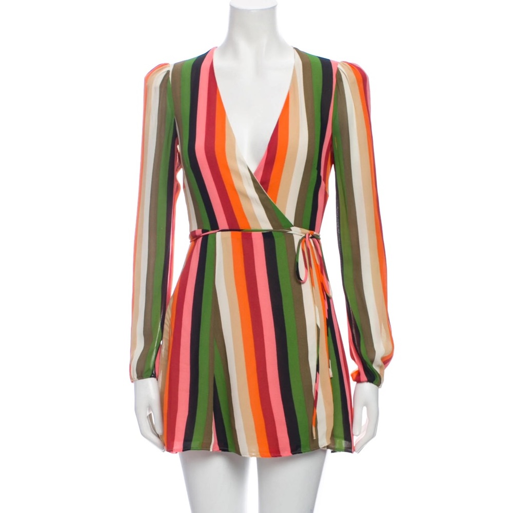 Reformation Striped Polk Dress - Picture 2 of 4